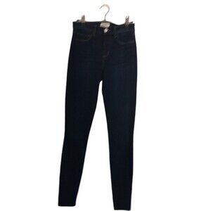 L'agence Jeans Women's Size 25 Marguerite Tacoma Navy Skinny Cotton Blend